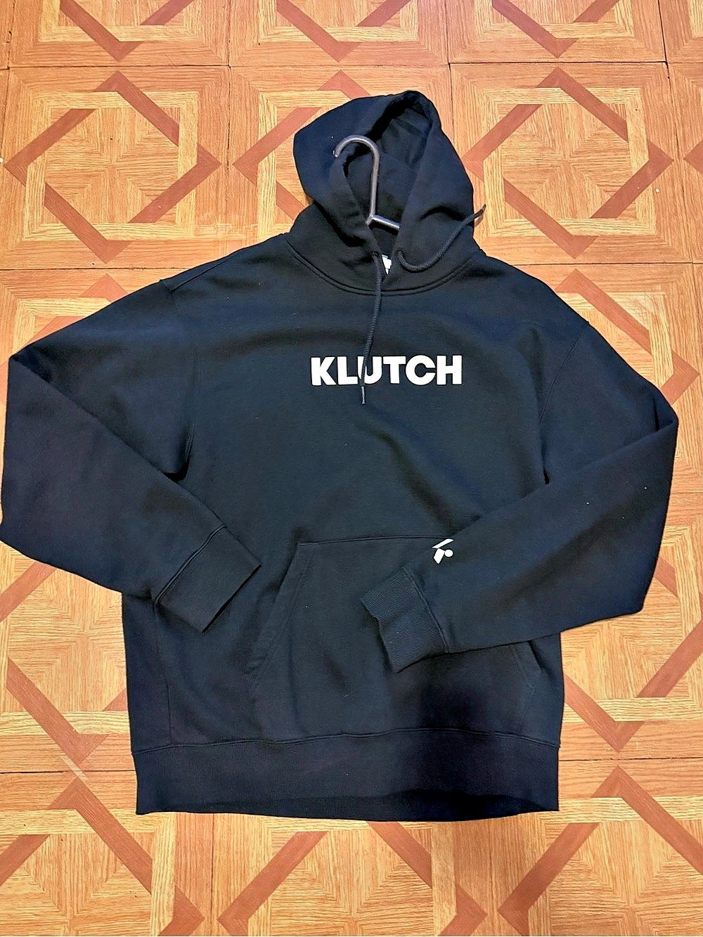 KLUTCH Pullover Hoodie in Black Like New
